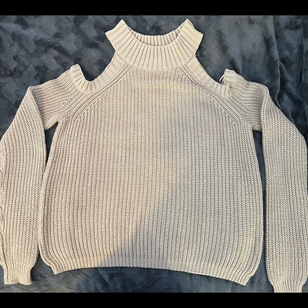 off the shoulder sweater